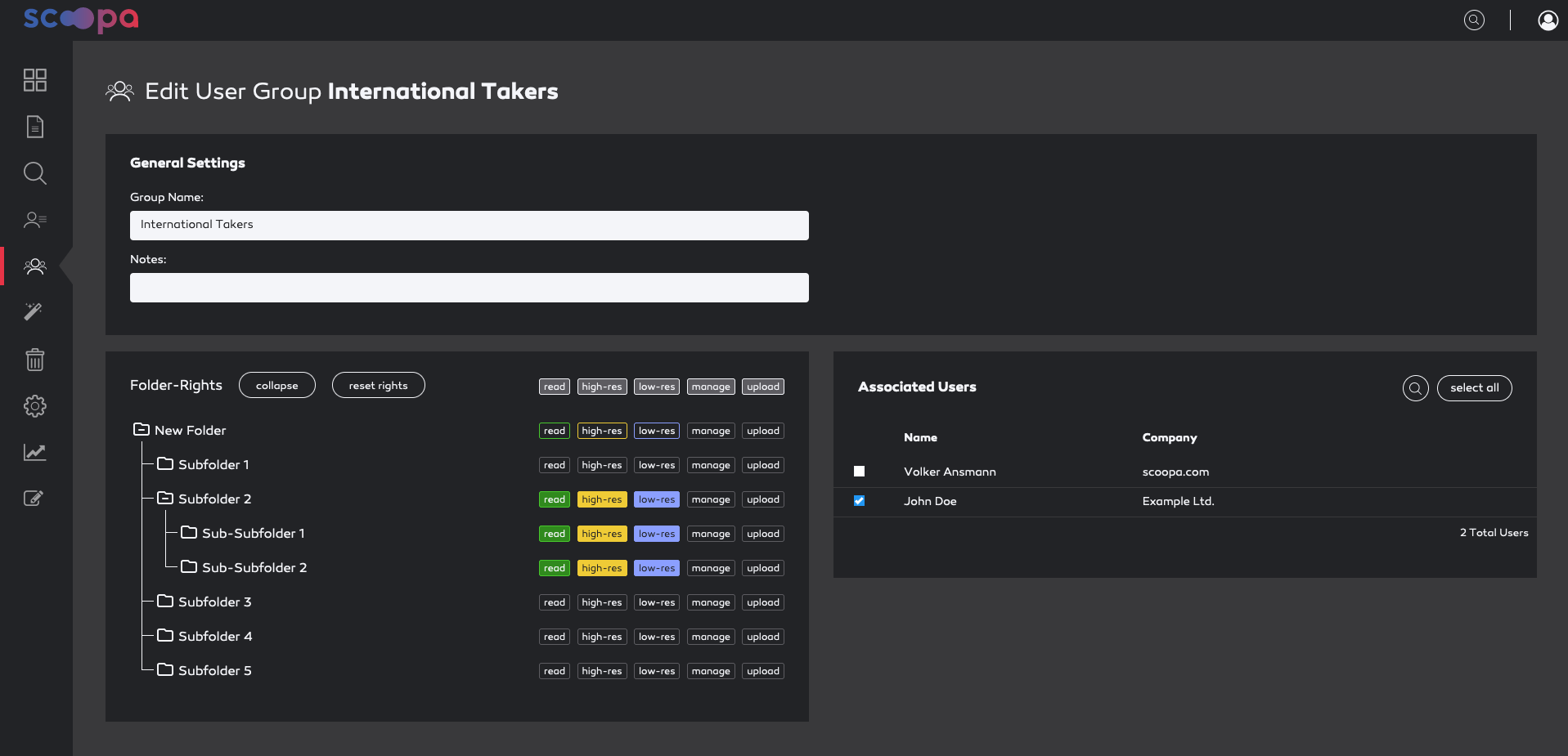 Example usergroup.